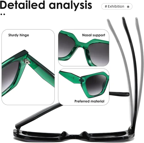 Miniatura 6 de kimorn Gafas de sol para mujeres y hombres de moda retro gafas de sol de moda K1354