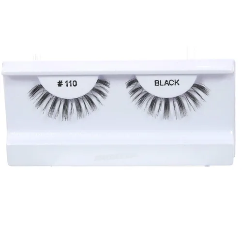 Miniatura 42 de 100 pares de pestañas postizas 100% cabello humano negro natural #747S Negro-747S
