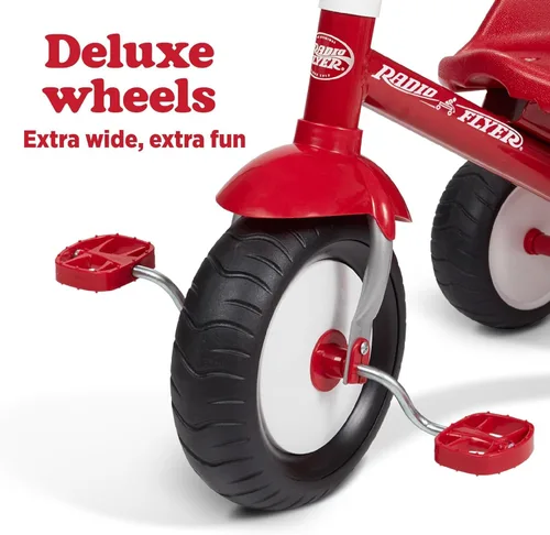 Miniatura 2 de Radio Flyer Deluxe Steer & Stroll Trike, Sencillo, Rosado