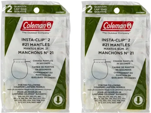 Miniatura 2 de Coleman 21A134C Mantle Sock Instaclip Wire 4Pk Lantern