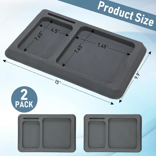 Miniatura 2 de 2 almohadillas de espuma EVA para tablero de barco, 2 compartimentos, teléfono celular, barco, accesorio para tablero, soporte para teléfono