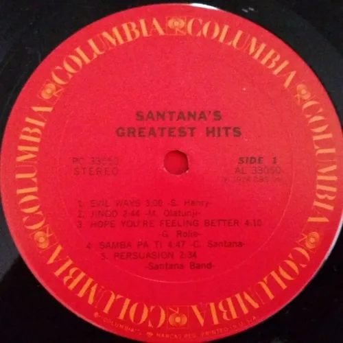 Miniatura 4 de Santana Greatest Hits (1974) Lp (Full Length)