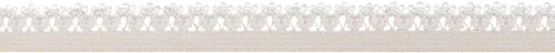 Miniatura 7 de Bristlegrass Picot Loop - Banda elástica para coser de 1/2 pulgada, 0.512 in, corona de carrete con volantes, cinta elástica de encaje para atar