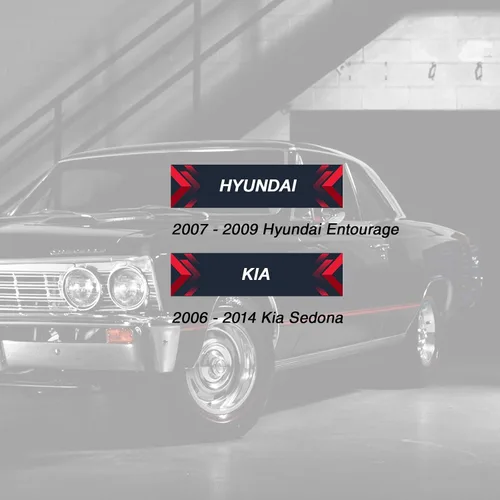 Miniatura 5 de Carcasa compatible con control remoto de entrada sin llave Kia Sedona / Hyundai Entourage