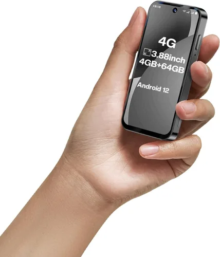 Miniatura 12 de Mini teléfono inteligente 4G desbloqueado, pantalla HD de 3.88 pulgadas, una opción compacta e ideal para niños y estudiantes, teléfono de respaldo