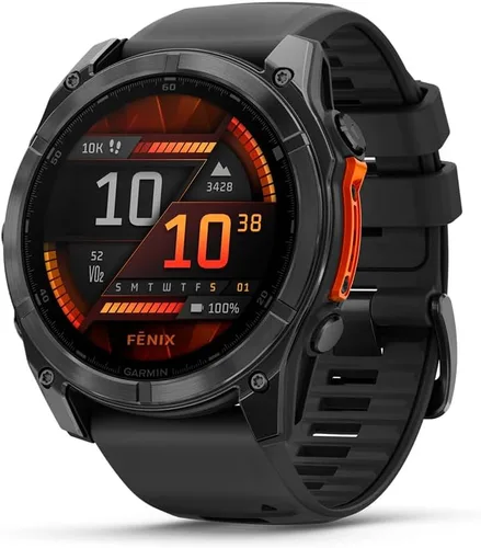 Miniatura 16 de Garmin fēnix® 8 – 43mm, AMOLED, Zafiro, Smartwatch GPS Multisport Premium, Batería de Larga Duración, Certificado para Buceo, Linterna LED Oro suave