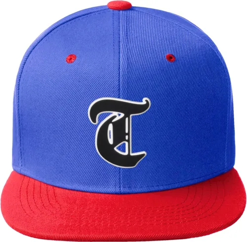 Miniatura 494 de Daxton Gorra clásica con visera de billete plano con letras del alfabeto inglés antiguo de la A a la Z