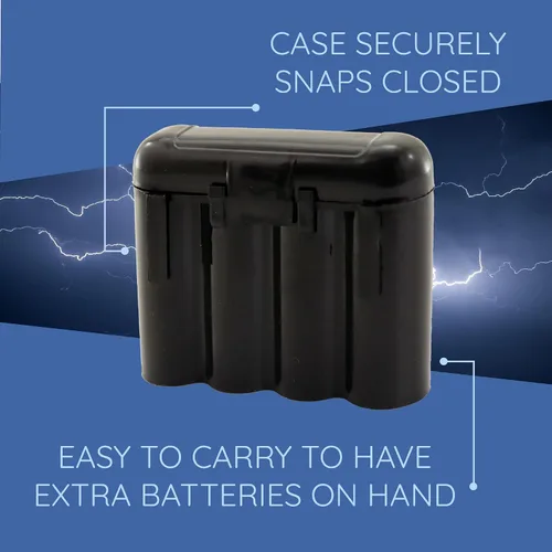Miniatura 6 de Powertron Batteries 3 Pack AA/AAA / CR123A Black Battery Holder Storage Cases