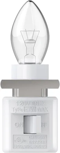Miniatura 2 de TWDRTDD Luz nocturna con enchufe, Luz nocturna de base ajustable E12 con interruptor de encendido/apagado para hacer luces nocturnas decorativas