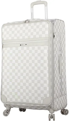 Miniatura 52 de Steve Madden Equipaje de diseñador, Chalet Gris Claro, Juego de maleta giratoria ligera expandible de 3 piezas - Juego de viaje