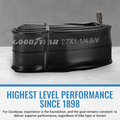 Miniatura 7 de Tubo de Bicicleta Goodyear con Goma de Butilo - Tubos de Bicicleta Confiables para Ciclismo Premium