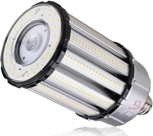 RuggedGrade Serie Aries III de 120 W - Bombilla LED de maíz - 16,400 lúmenes - Blanco brillante 5000K - Base E39 - Regulable - Protección contra