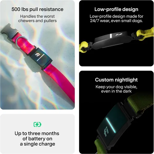 Miniatura 6 de Nuevo Collar Rastreador Inteligente para Perros de la Serie Fi 3+ [Miembrosía de 12 Meses Incluida] Rastreador GPS para Perros con Monitoreo