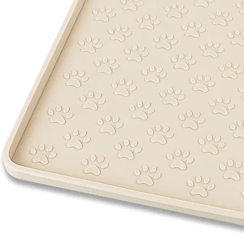 Miniatura 16 de Ptlom - Tapete para mascotas para perros y gatos, impermeable de silicona para cuencos de alimentación de mascotas para comida y agua, para perros