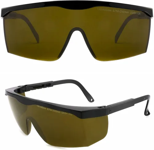 Miniatura 9 de Alsenor IPL 190 nm-2000 nm Gafas de Seguridad Láser para Operadores de Cosmetología Láser, Protección para los Ojos y Tratamiento de Depilación Láser
