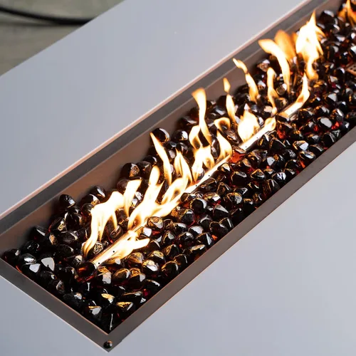 Miniatura 3 de Mr. Fireglass 10 libras de cristales de fuego mezclados en forma de diamante para chimenea y hoguera al aire libre y paisajismo - 2.54 cm de alto
