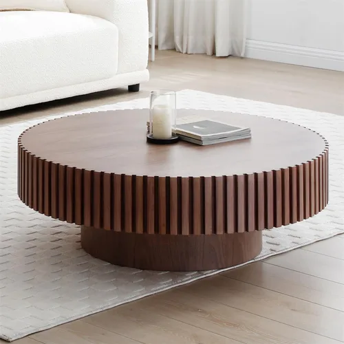 Miniatura 16 de LKTART Mesa de Centro con Tapa Elevable para Sala de Estar, Mesa de Centro Acanalada de Acento con Almacenamiento, Mesa de Té Central Rectangular