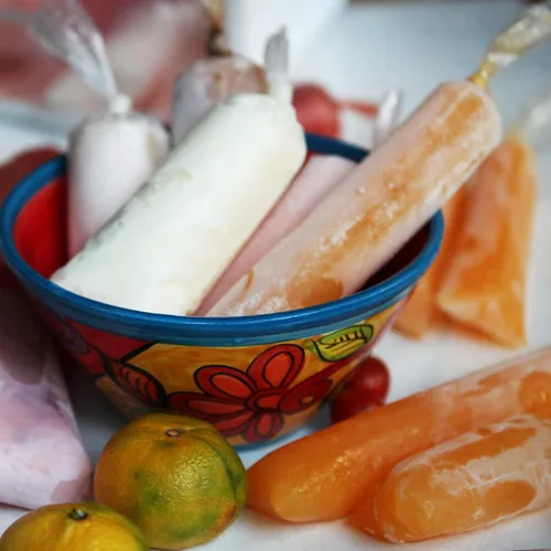 Miniatura 4 de Bolsas para Helado Bolis de 3 x 10 pulgadas, envoltorios de caramelos de hielo, moldes de hielo para paletas de helado, bolsas de plástico