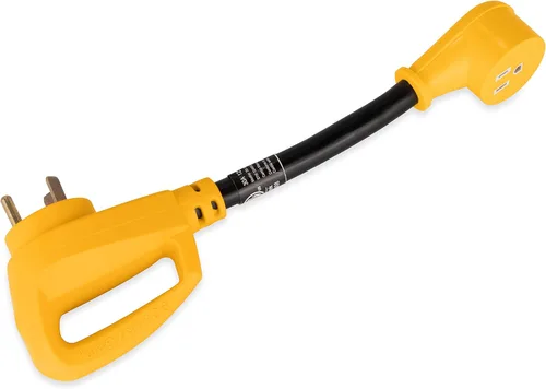 Miniatura 3 de Camco 55155, adaptador eléctrico con asa PowerGrip Dogbone de 12 pulgadas