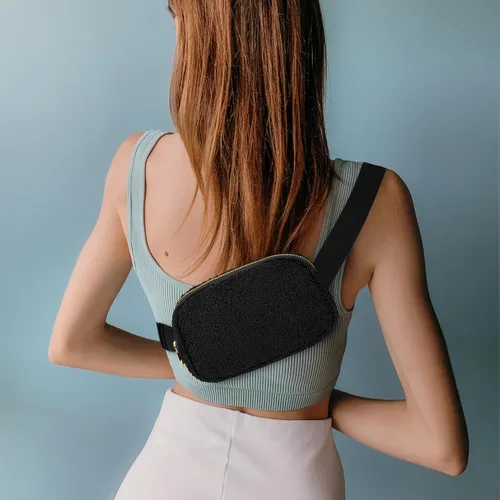 Miniatura 93 de Riñonera cruzada para mujeres y hombres, bolsa para cinturón para senderismo con correa ajustable, riñonera para correr, entrenamiento, deportes