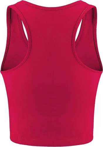 Miniatura 6 de 6 piezas básicas sin mangas con espalda cruzada deportiva para mujeres y niñas uso diario