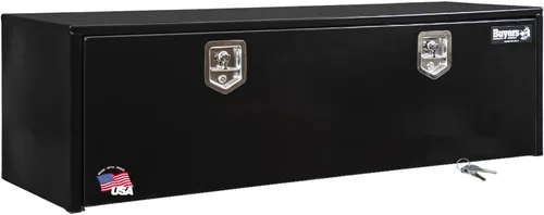 Miniatura 15 de Buyers Products 1703349 - Caja de acero negro para debajo de la carrocería con pestillo de mango en T, 14 x 12 x 18 pulgadas, caja de herramientas