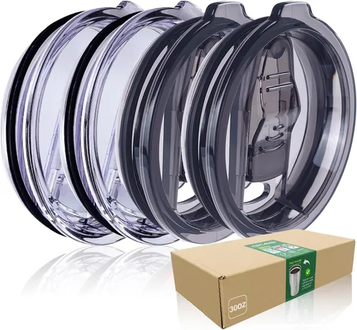 Miniatura 9 de 2 Tapas de Repuesto para Vasos de Acero Inoxidable de 30oz - Solo Reemplaza la Tapa con un Diámetro Superior de 3.91 Pulgadas