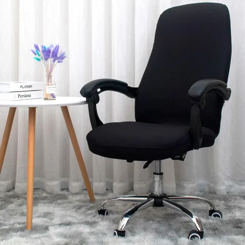 Miniatura 5 de Melaluxe - Funda elástica universal para silla de oficina, cubierta para silla de escritorio, fundas deslizantes para silla de computadora