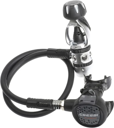 Miniatura 3 de Cressi Paquete de equipo esencial de buceo completo con R1 BCD - Ordenador de buceo Donatello C2 - Juego de regulador compacto AC2 totalmente