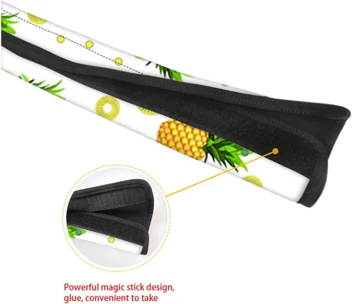 Miniatura 6 de Juego de 4 fundas para manijas de refrigerador de otoño, calabaza, girasol, funda para manija de puerta para horno y lavavajillas, funda para manija
