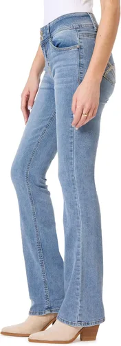 Miniatura 3 de WallFlower Women's Luscious Curvy Bootcut Mid-Rise Insta Stretch Juniors Jeans (Standard and Plus)