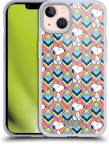 Miniatura 154 de Head Case Designs Snoopy Deco Dreams - Funda de gel suave con licencia oficial de Peanuts Blue Pattern compatible con Apple iPhone 7 Plus/iPhone 8