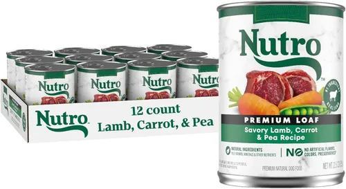 Miniatura 15 de Nutro Natural Choice - Alimento enlatado prémium para perros, comida húmeda para perros adultos, receta de carne de res, latas de 12.5 onzas