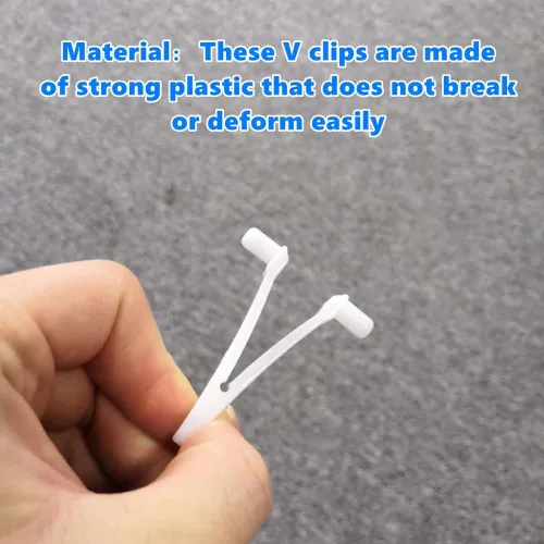 Miniatura 3 de Pinzas de plástico para cepillo de piscina, pinzas para poste de piscina, pinzas perfectas para piscina, pinzas de mariposa para piscina, clips