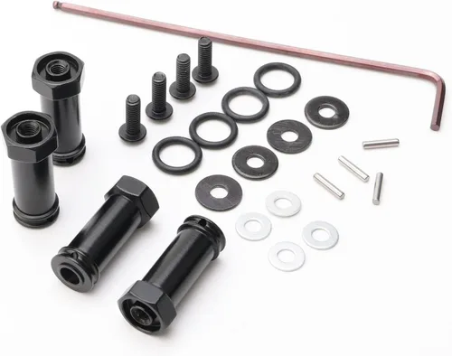 Miniatura 3 de Paquete de 4 adaptadores hexagonales de aluminio para cubo de rueda de 0.472 in, extensión de 1.181 in, piezas de actualización para Traxxas Slash