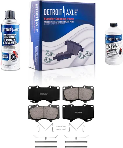 Miniatura 129 de Detroit Axle - Pastillas de freno traseras para Mercedes-Benz C230 C240 C280 C320 C350 CLK320 CLK350 CLK430 E300 E320 E420 E430 SLK350, pastillas