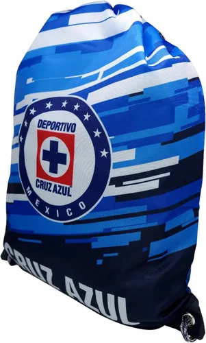 Icon Sports Cruz Azul - Bolsa oficial con cordón para gimnasio y fútbol, 03