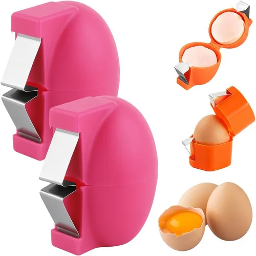 Miniatura 8 de Abridor de huevos 2026, herramienta de acero inoxidable, removedor multifuncional de cáscara para huevos crudos y duros, accesorio de cocina