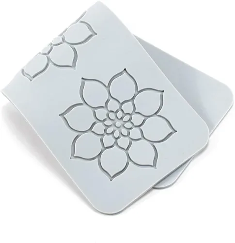 Miniatura 9 de TUKE Moldes de encaje para decoración de pasteles, moldes de silicona de hojas 3D para hornear moldes de gomitas, moldes de fondant de arcilla