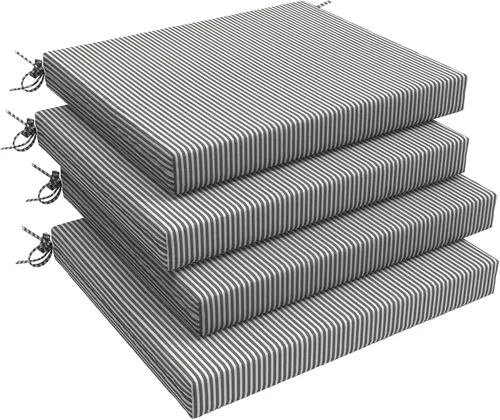 Miniatura 45 de LVTXIII Cojines para Sillas de Exterior, Cojines para Muebles de Patio Resistentes a la Decoloración, Cojines Cuadrados para Sillas de Esquina
