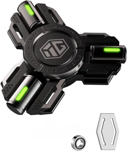 Fidget Spinners, regalos de fidget spinner para adultos y niños, juguete de alivio de estrés, ansiedad y TDAH, juguetes de dedo de mano de metal con
