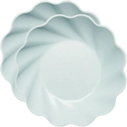 Miniatura 20 de Sophistiplate Platos de cena compostables ecológicos – Hecho de fibra de madera de bambú y caña de azúcar – Platos biodegradables y desechables