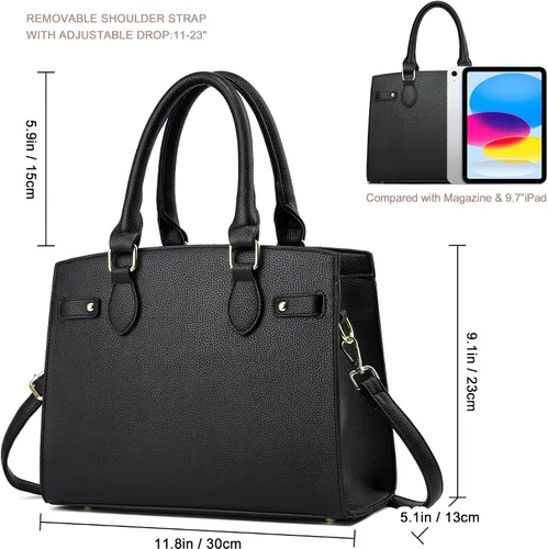 Miniatura 3 de Carteras y bolsos para mujer, bolso de mano de moda con asa superior