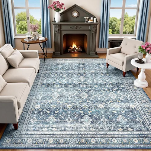 Miniatura 17 de Lofus Alfombra de pasillo de 2 x 10 pies para pasillos, alfombra verde lavable con parte trasera de goma antideslizante, alfombra suave de pelo bajo