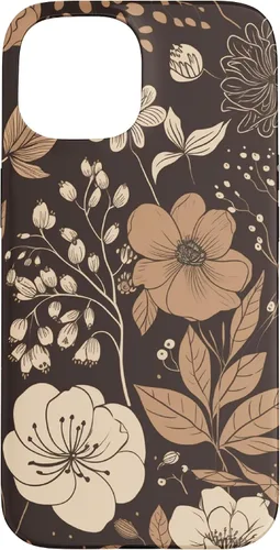 Miniatura 6 de Hazelnut Brown Wildflower Floral Flower Design Case for iPhone 17