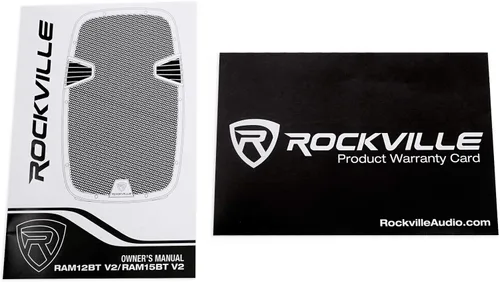 Miniatura 8 de RockvilIe RAM12BT Altavoz PA para DJ de 12 pulgadas, recargable, 600 W, 2 micrófonos, Bluetooth