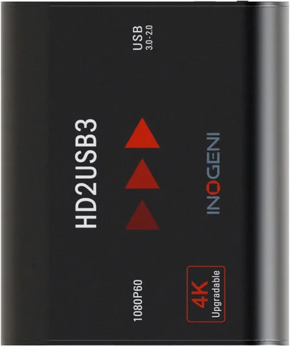 Miniatura 6 de Convertidor profesional de video y audio de 1080p 60fps HDMI a USB 3.0 (4K actualizable), tarjeta de captura, HD2USB3 de INOGENI, PRO AV Plug'n Go