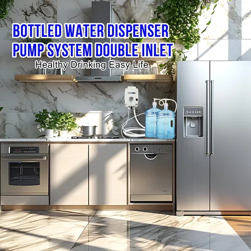 Miniatura 2 de Dispensador de Bomba de Agua Embotellada Sistema de Doble Entrada 110V Bomba Eléctrica de Agua Potable de Gran Flujo 3.8L 5 Galones Dispensador