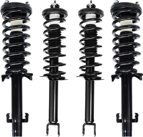 Miniatura 11 de Detroit Axle - 4 piezas de soportes para Toyota 2004 2005 2006 2007 2008 2009 Prius, soportes delanteros y traseros con resortes helicoidales