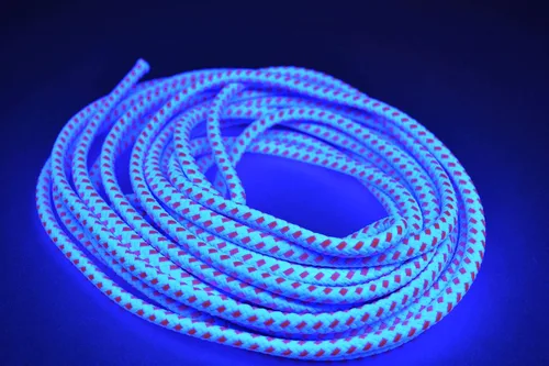 Miniatura 14 de Blacklight Bicolor GloLine - Cuerda luminiscente (verde-naranja claro, 25 pies)